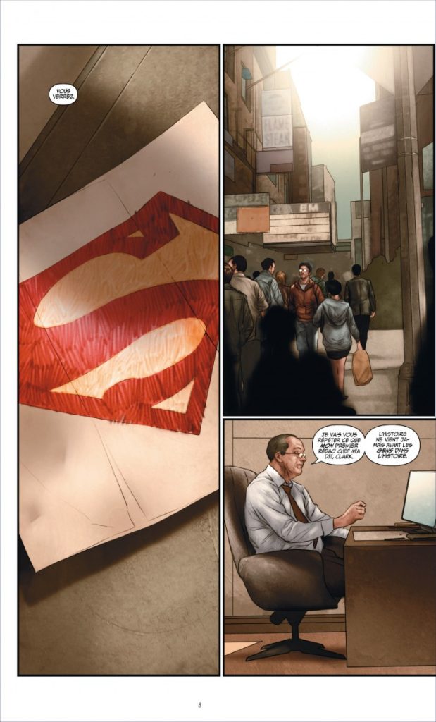 Une planche extraite de SUPERMAN, ACTION COMICS #2 -  A toute épreuve