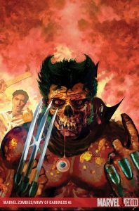 Couverture de MARVEL ZOMBIES VS THE ARMY OF DARKNESS #5 - The Stalking deaf