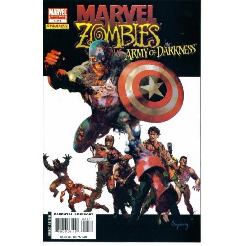 Couverture de MARVEL ZOMBIES VS THE ARMY OF DARKNESS #4 - The book of Dooms