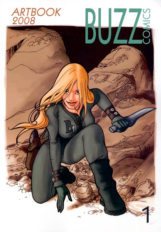 Couverture de BUZZ COMICS ARTBOOK #1 - 2008
