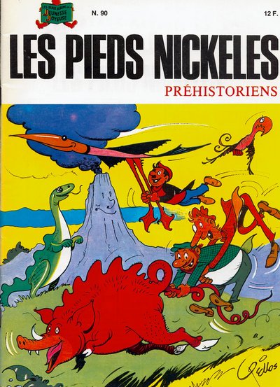 Couverture de PIEDS NICKELES (LES) #90 - Préhistoriens