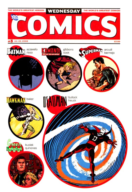 Couverture de WEDNESDAY COMICS #3 - 22 Juillet 2009