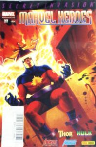 Couverture de MARVEL HEROES #22 - Captain Marvel & Marvel Boy