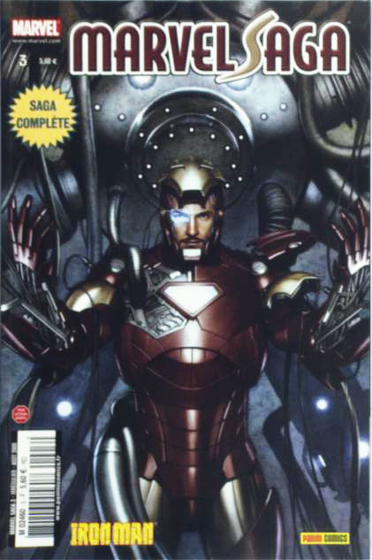 Couverture de MARVEL SAGA #3 - Iron Man - De mains de fer