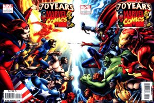 Couverture de Marvel 70 Th  Anniversary Celebration magazine