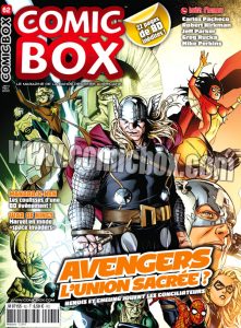 Couverture de COMIC BOX #62 - Avengers : L'union sacrée?