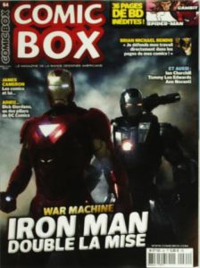 Couverture de COMIC BOX #64 - War Machine : Iron Man double la mise