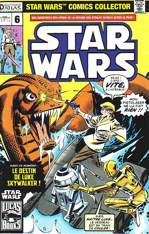 Couverture de STAR WARS  COMICS COLLECTOR #6 - Le colosse venu d'en-bas !