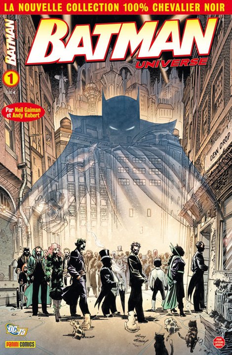 Couverture de BATMAN UNIVERSE #1 - Qu'est il arrivé au chevalier costumé?