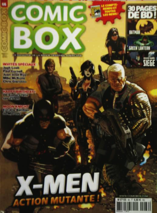 Couverture de COMIC BOX #66 - Septembre-Octobre 2010