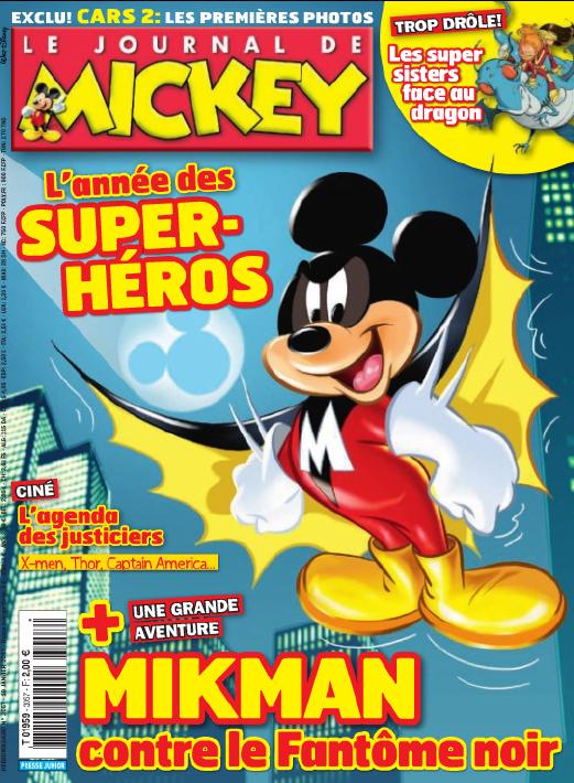 Couverture de JOURNAL DE MICKEY (LE) #3057 - 19 janvier 2011