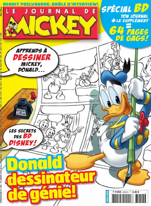 Couverture de JOURNAL DE MICKEY (LE) #3058 - 26 janvier 2011