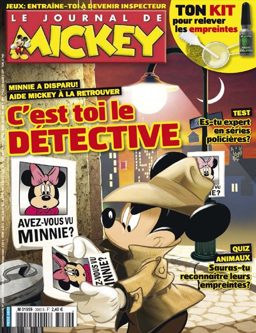 Couverture de JOURNAL DE MICKEY (LE) #3060 - 10 FÉVRIER 2011