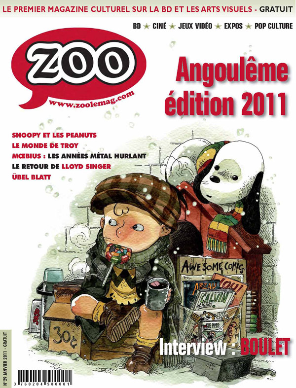 Couverture de ZOO (MAGAZINE) #29 - Angoulême édition 2011