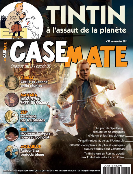 Couverture de CASEMATE #42 - Tintin à l'assaut de la planète