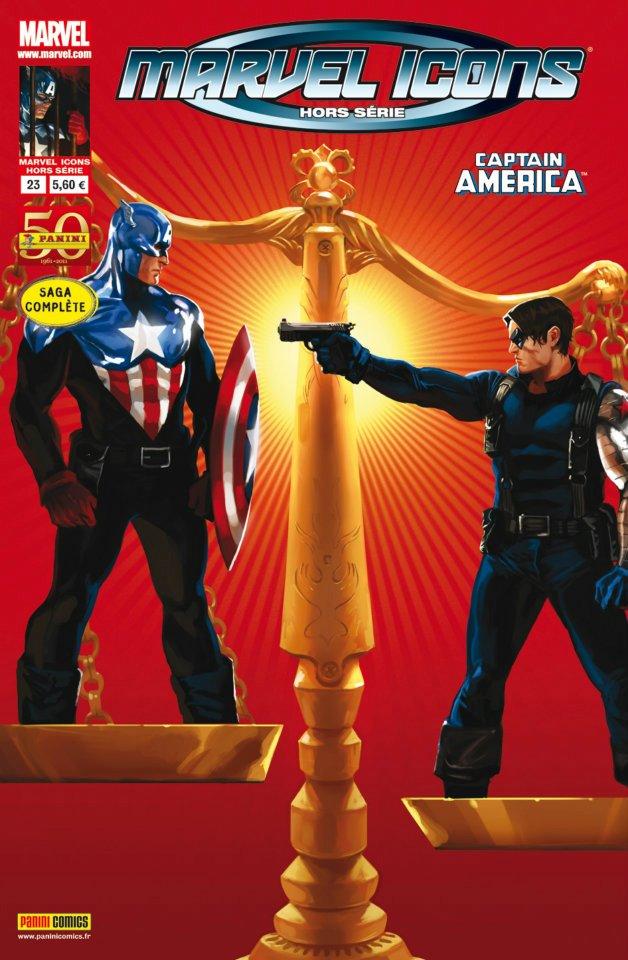 Couverture de MARVEL ICONS HORS SERIE #23 - Le procès de Captain America