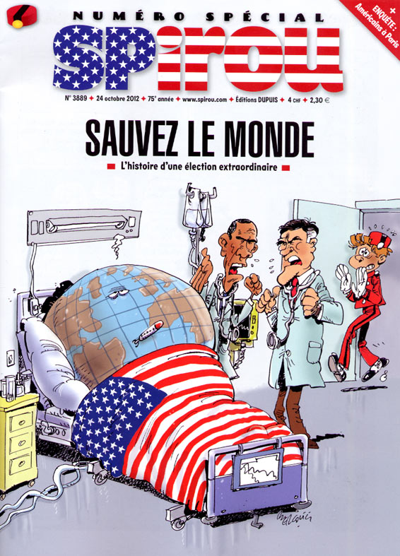 Couverture de SPIROU HEBDO #3889 - 24 Octobre 2012