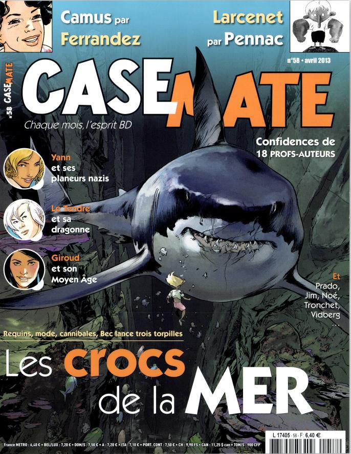Couverture de CASEMATE #58 - Les crocs de la mer