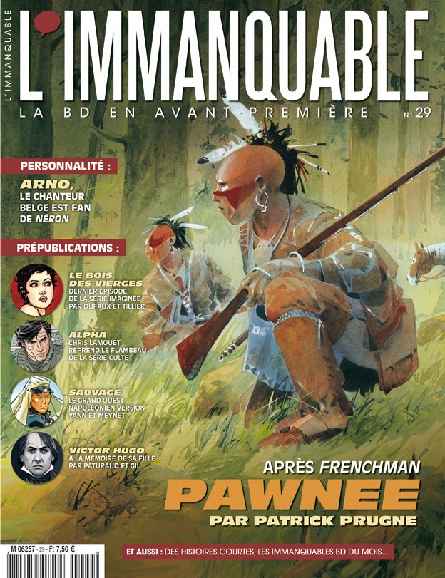 Couverture de IMMANQUABLE (L') #29 - Après Frenchman, Pawnee par Patrick Prugne  