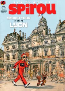 Couverture de SPIROU HEBDO #3922 - Spirou Tour 6ème étape : Lyon