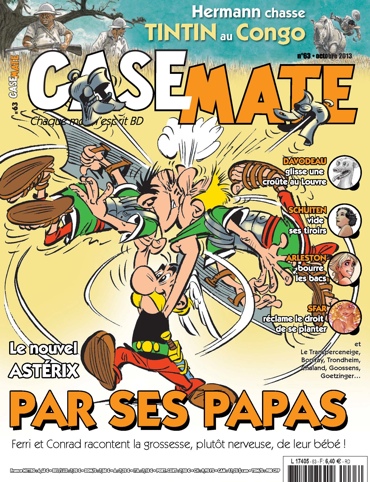 Couverture de CASEMATE #63 - Le nouvel Astérix par ses papas.