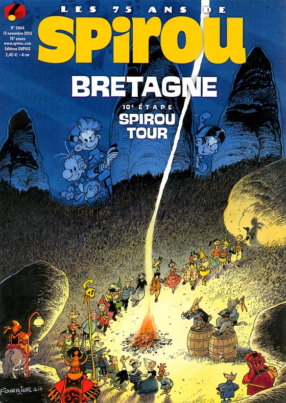 Couverture de SPIROU HEBDO #3944 - 13 Novembre 2013