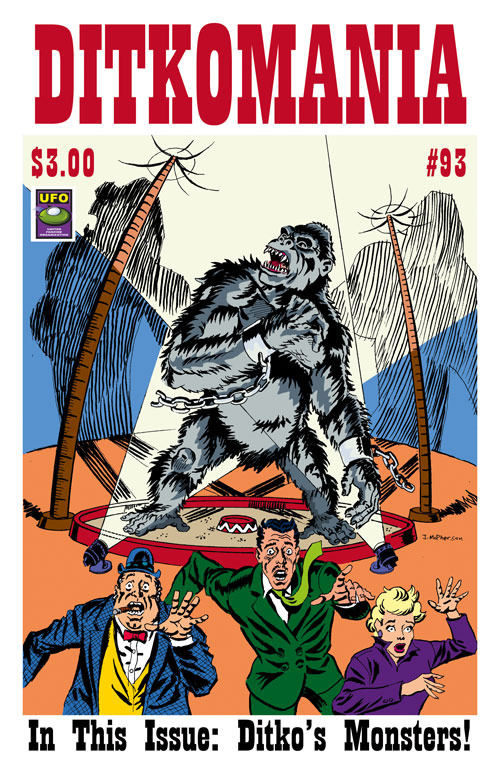 Couverture de DITKOMANIA #93 - Ditko's monsters !