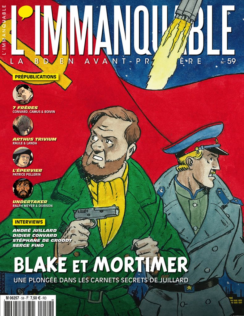 Couverture de IMMANQUABLE (L') #59 - Blake et Mortimer : une plongée dans les carnets secrets de Juillard