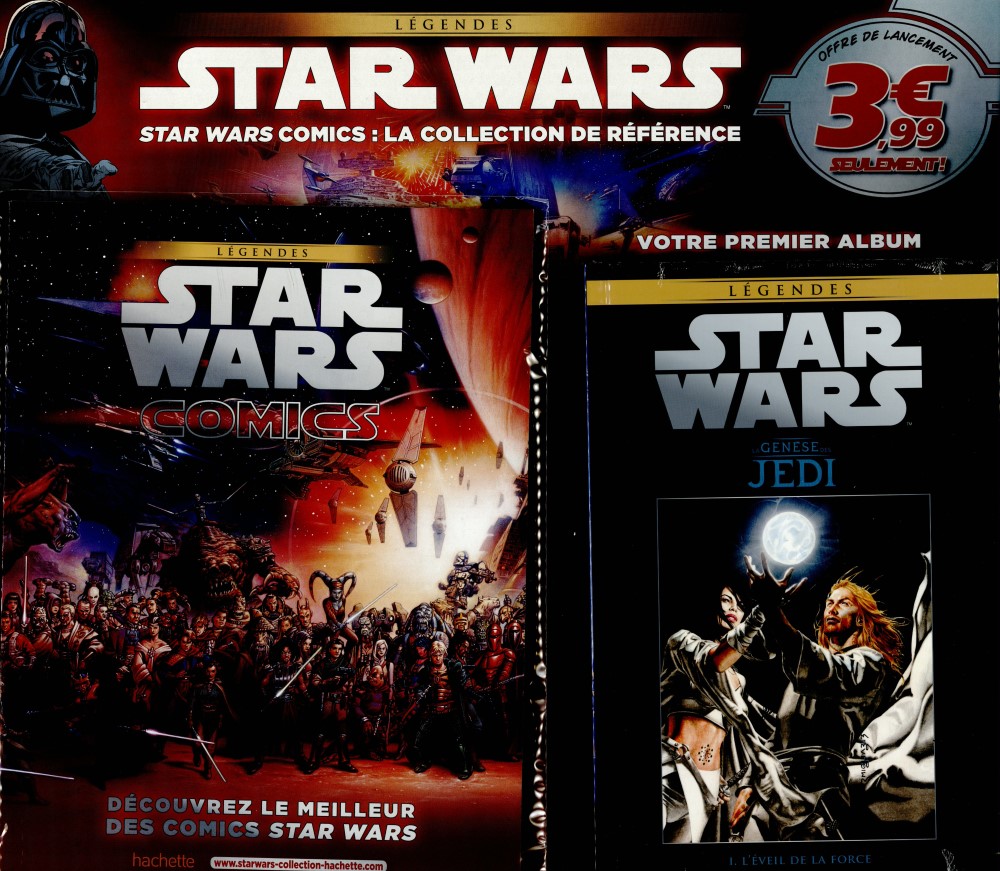 Couverture de STAR WARS  LEGENDES (COLLECTION HACHETTE) #1 - Star Wars : La Genèse des Jedis #1