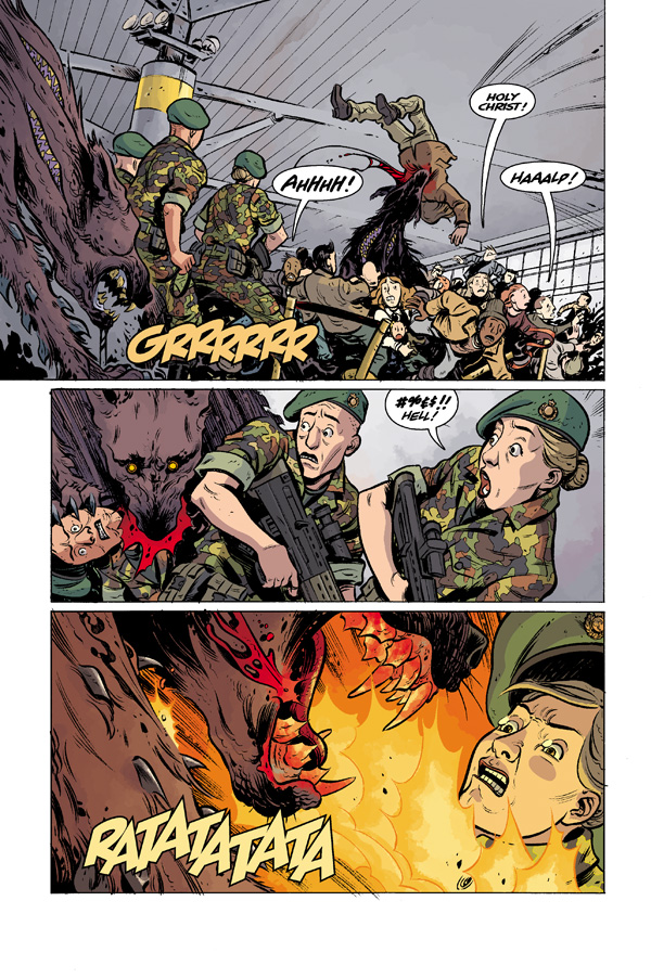 Une planche extraite de B.P.R.D. HELL ON EARTH #6 - The return of the Master
