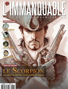 Couverture de IMMANQUABLE (L') #61 - Le Scorpion : Aquarelles inédites signées Enrico Marini