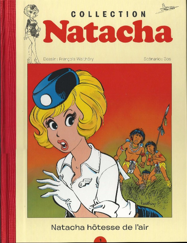 Couverture de NATACHA (LA COLLECTION) #1 - Natacha hotesse de l'air 