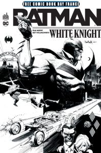 Couverture de BATMAN WHITE KNIGHT # - Batman White Knight Free Comic Book Day France
