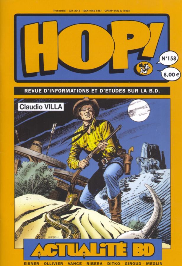 Couverture de HOP ! #158 - Actualité BD - Claudio Villa
