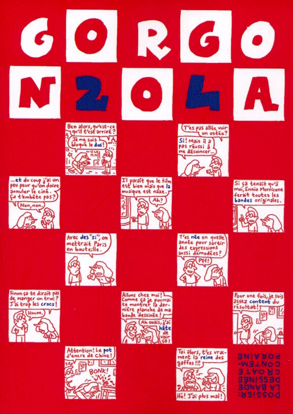 Couverture de GORGONZOLA #24 - Dossier: La bande dessinée croate contemporaine