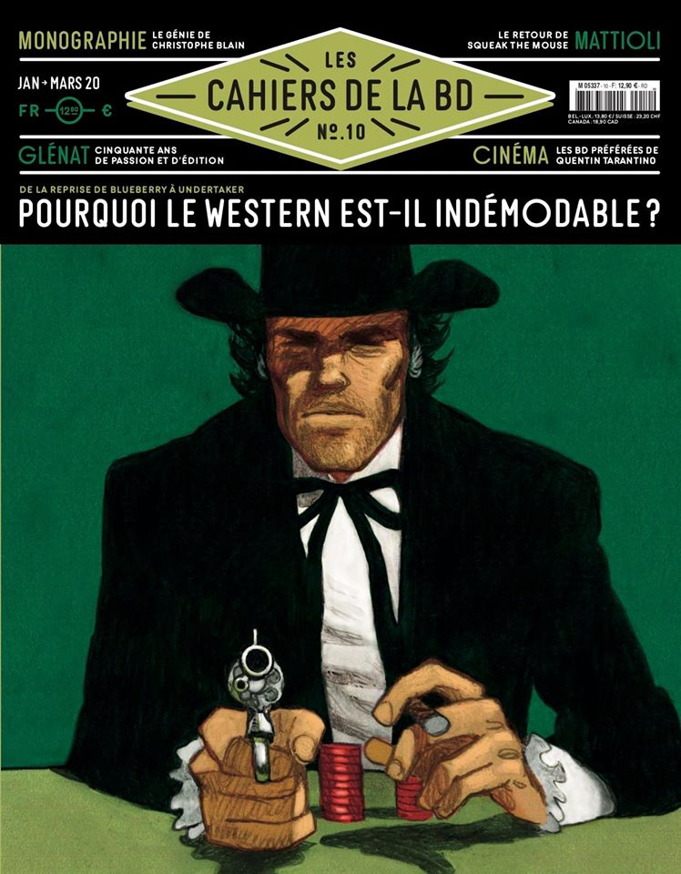 Couverture de CAHIERS DE LA BD (LES) #10 - Janvier - Mars 20 : Pourquoi le western est-il indémodable ?