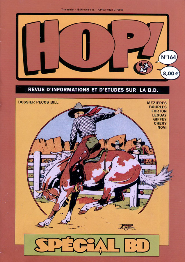 Couverture de HOP ! #164 - Special BD - Dossier Pecos Bill