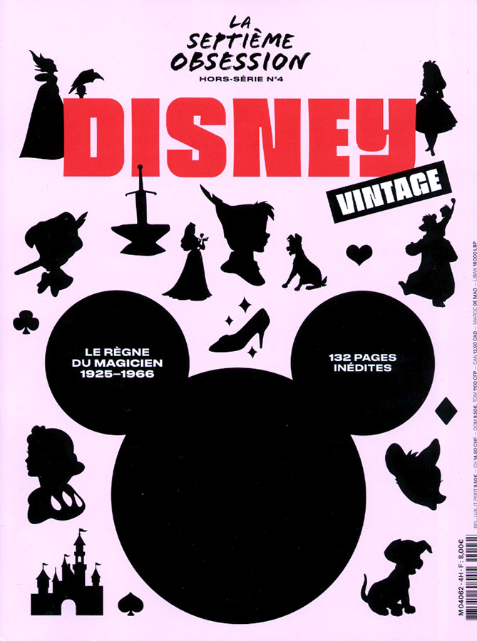 Couverture de DISNEY VINTAGE, LA SEPTIÈME OBSESSION HORS SERIE 4 #HS.4 - Le règne du magicien 1925 - 1966