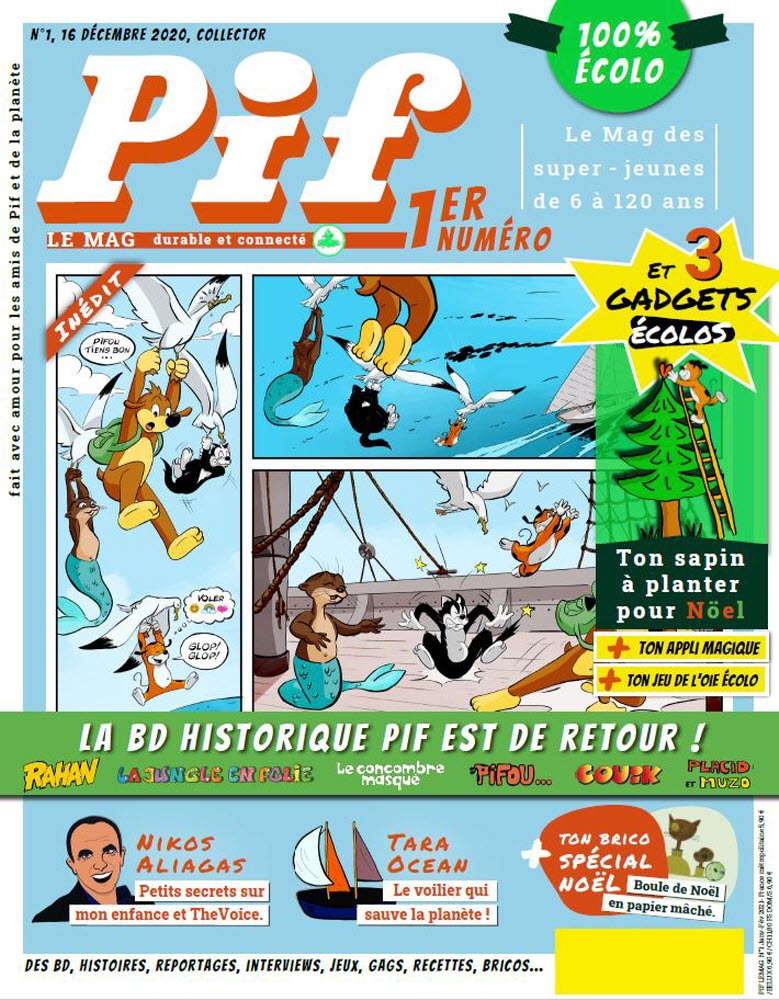 Couverture de PIF, LE MAG #1 - Pif, le Mag