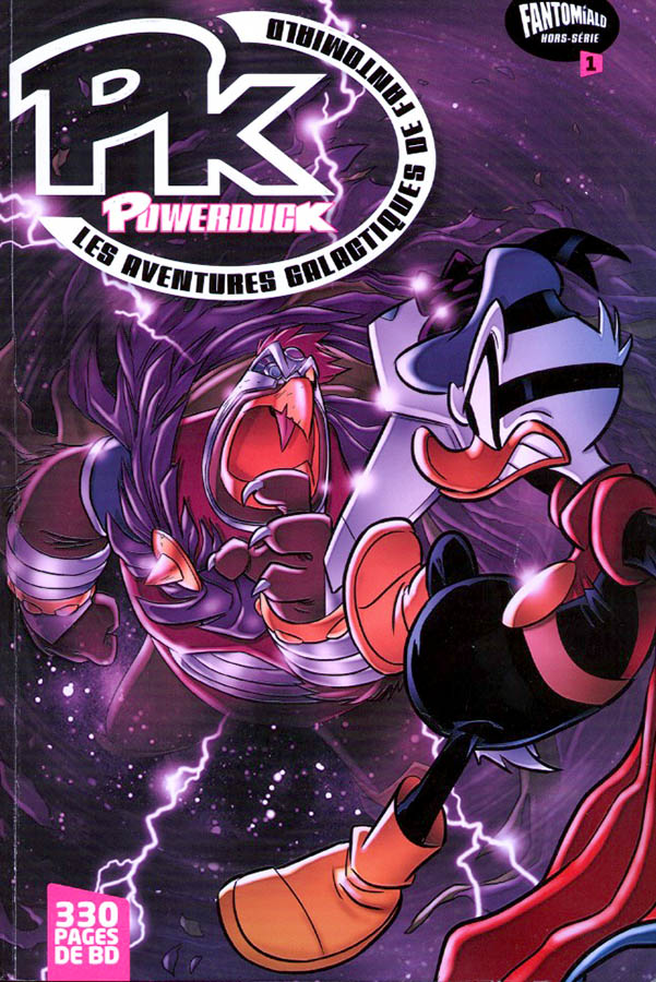 Couverture de PK POWERDUCK - LES AVENTURES GALACTIQUES DE FANTOMIALD #1 - Fantomiald hors série 1