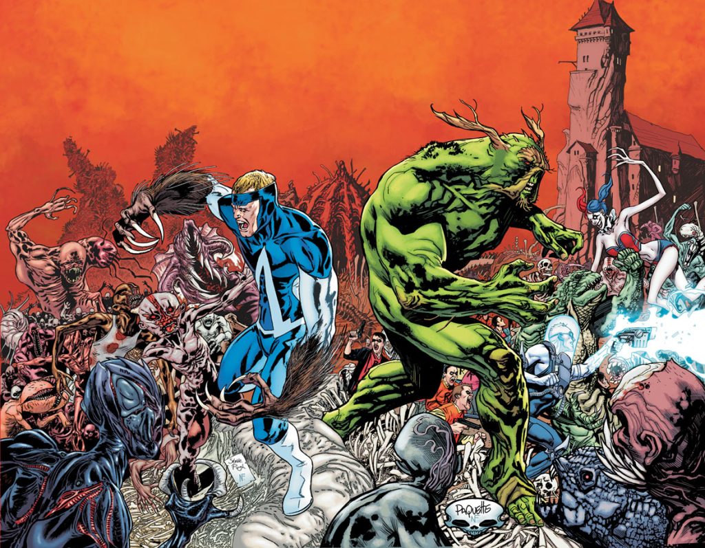Une planche extraite de SWAMP THING (THE NEW 52) #3 - Rotworld  : The Green Kingdom  
