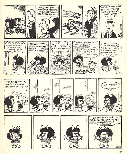Une planche extraite de MALFADA #Int - Mafalda l'Intégrale