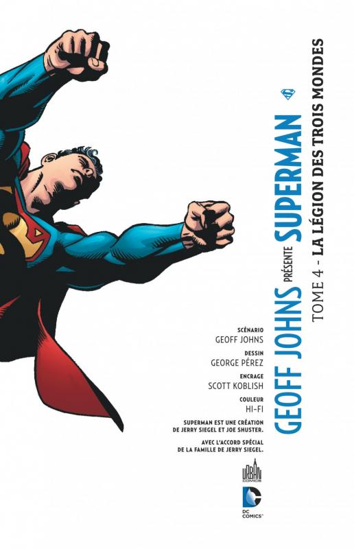 Une planche extraite de GEOFF JOHNS PRÉSENTE SUPERMAN #4 - La Légion des Trois Mondes