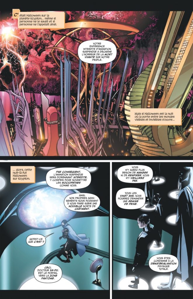 Une planche extraite de SUPERMAN, ACTION COMICS #3 - Apocalypse