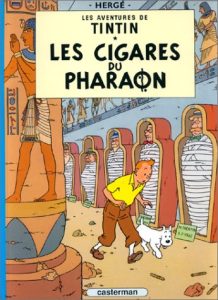 Couverture de TINTIN #4 - Les cigares du pharaon