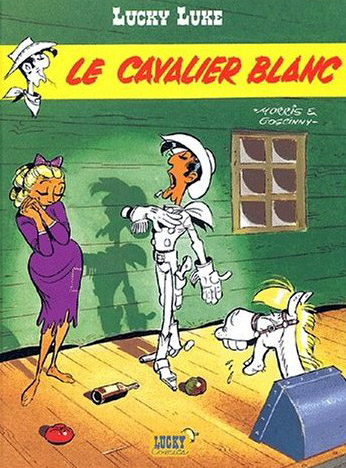 Couverture de LUCKY LUKE #10 - Le Cavalier Blanc