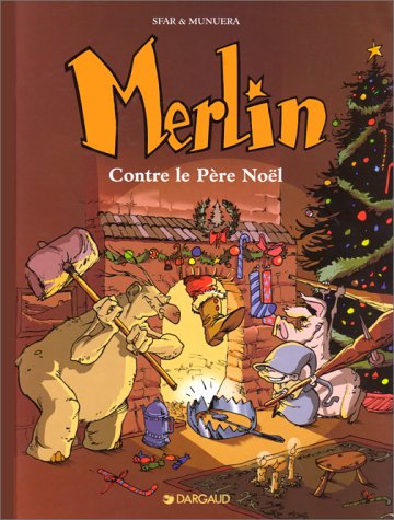 Couverture de MERLIN #2 - Merlin contre le père Noël