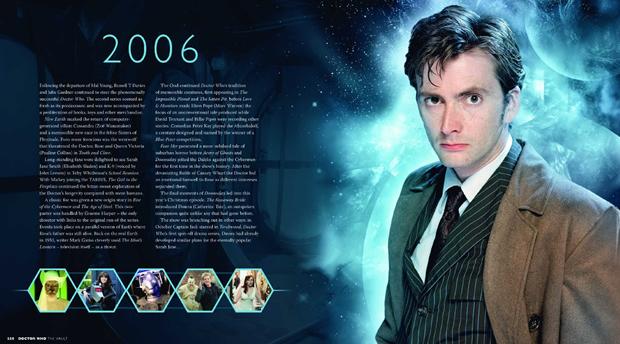 Une planche extraite de Doctor Who, les archives