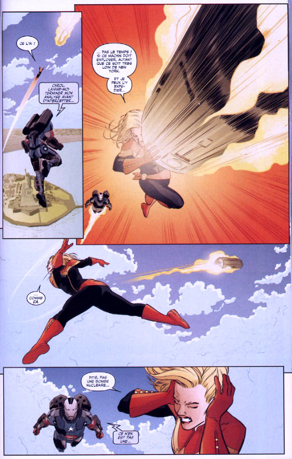Une planche extraite de AVENGERS EXTRA #12 - Captain Marvel