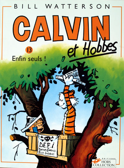 Couverture de CALVIN ET HOBBES #13 - Enfin seuls !